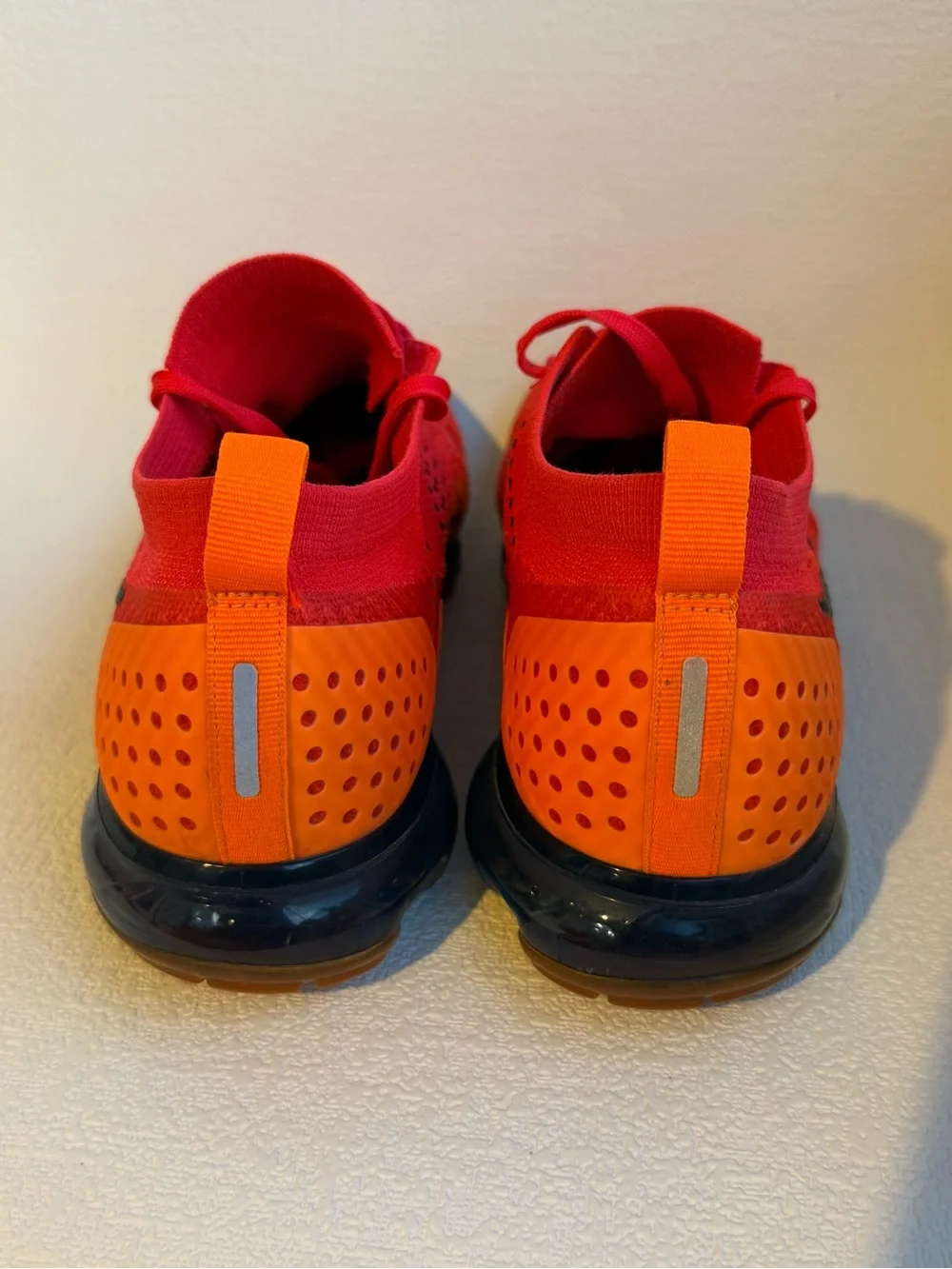 Nike Air VaporMax Flyknit 2 Spider-Man Red Orange Men’s Size 12 AR5406-600